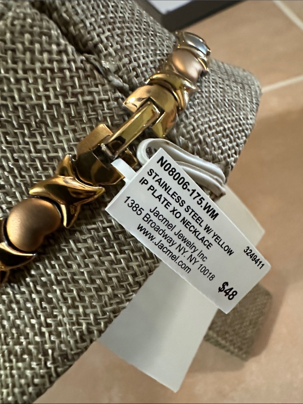 Tricolored Women's Stainless Steal Necklace - Picture 7 of 7